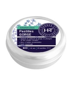 Aromasana - Pastilles gorge BIO, 45&nbsp;g